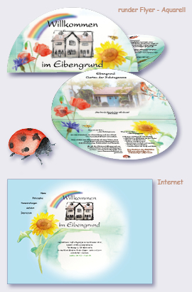 Der Lichtblick: Aquarell für Flyer und Homepage Referenz 2